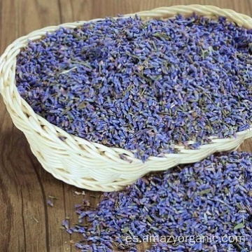 Té de flores secas de lavanda natural orgánica